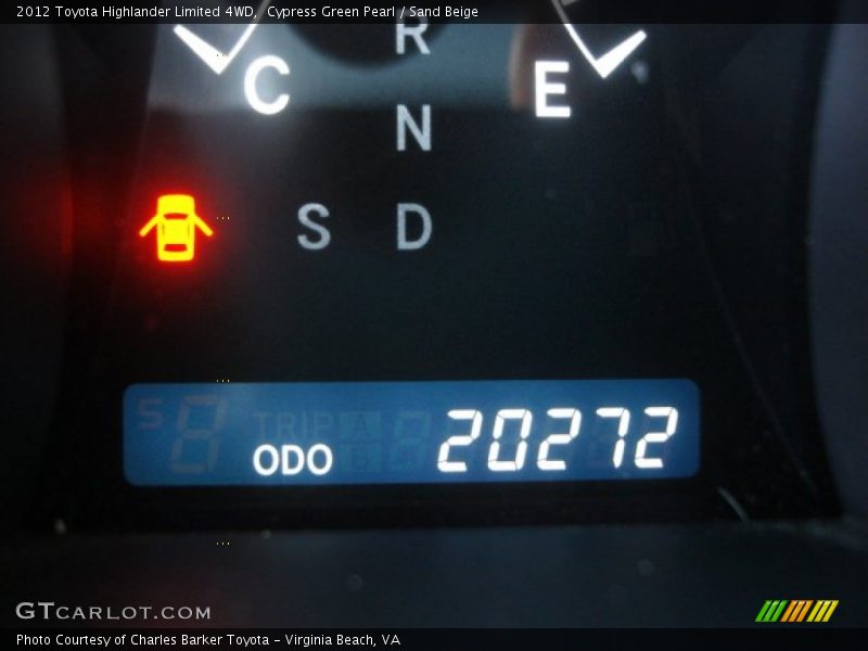 Cypress Green Pearl / Sand Beige 2012 Toyota Highlander Limited 4WD