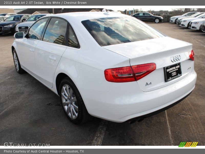 Ibis White / Chestnut Brown 2013 Audi A4 2.0T Sedan