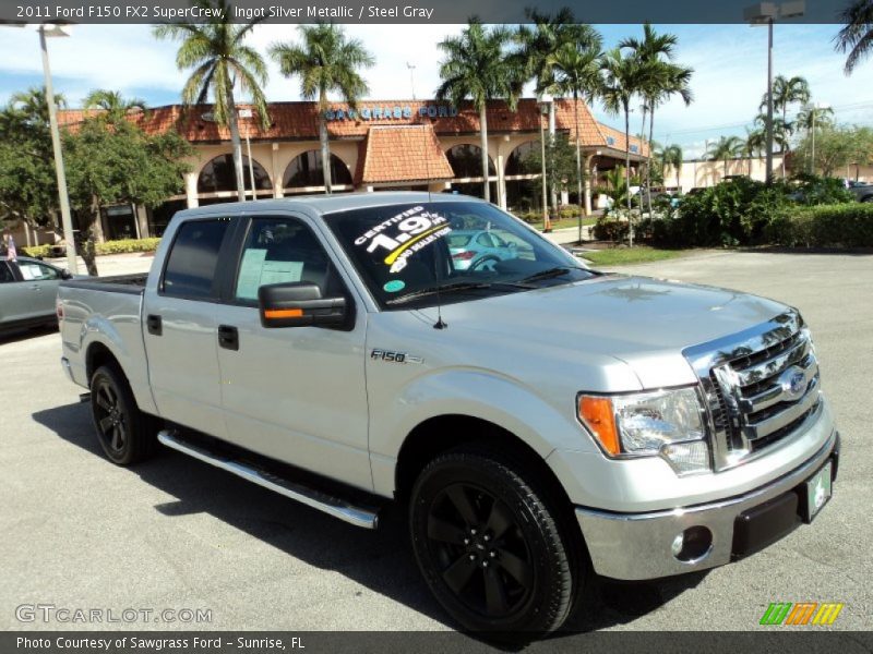 Ingot Silver Metallic / Steel Gray 2011 Ford F150 FX2 SuperCrew