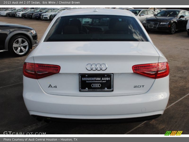 Ibis White / Chestnut Brown 2013 Audi A4 2.0T Sedan