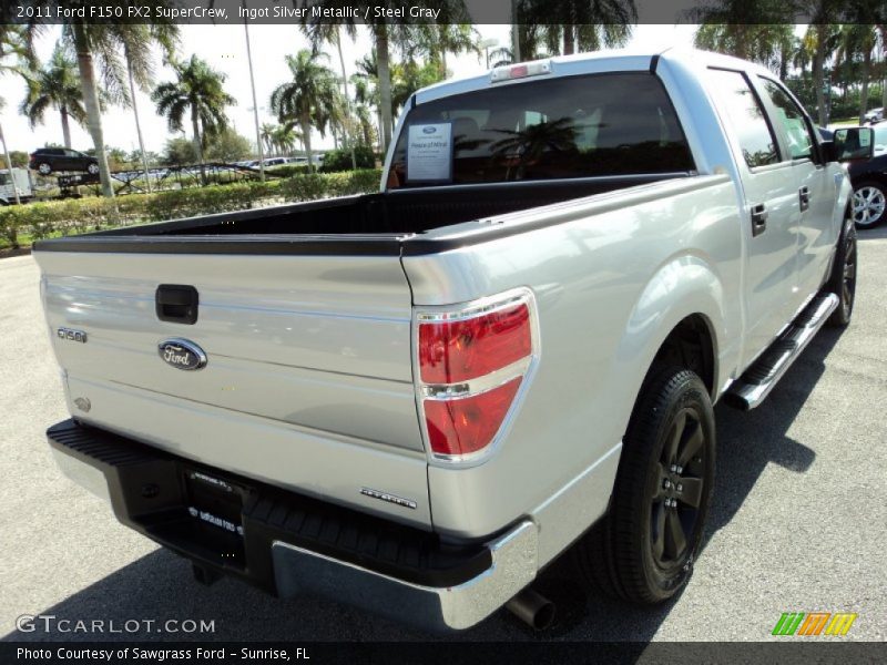 Ingot Silver Metallic / Steel Gray 2011 Ford F150 FX2 SuperCrew