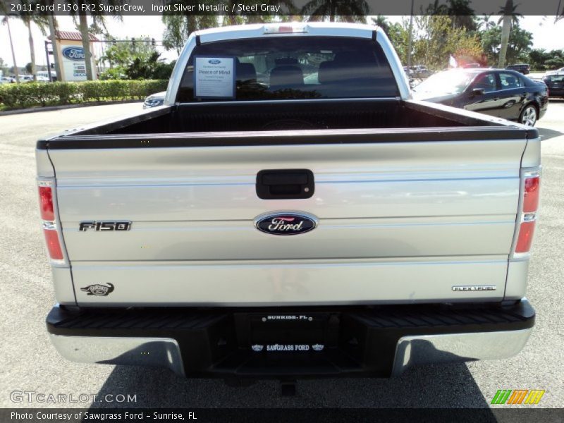 Ingot Silver Metallic / Steel Gray 2011 Ford F150 FX2 SuperCrew