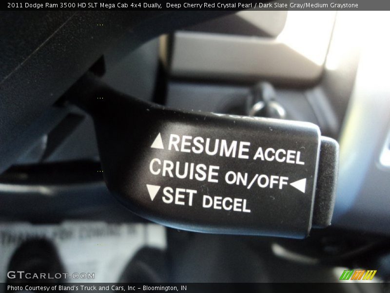 Controls of 2011 Ram 3500 HD SLT Mega Cab 4x4 Dually