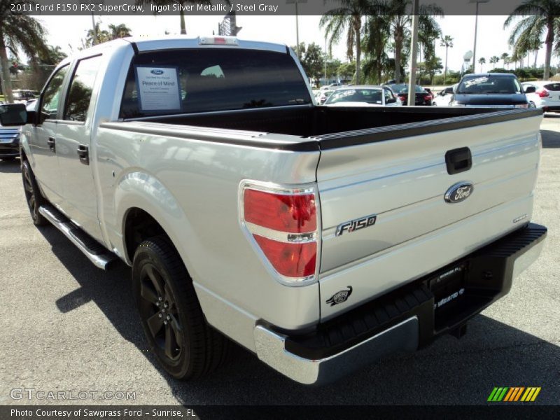 Ingot Silver Metallic / Steel Gray 2011 Ford F150 FX2 SuperCrew