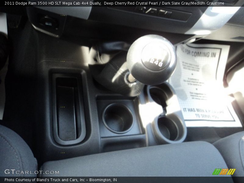  2011 Ram 3500 HD SLT Mega Cab 4x4 Dually 6 Speed Automatic Shifter