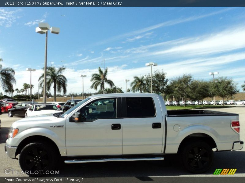 Ingot Silver Metallic / Steel Gray 2011 Ford F150 FX2 SuperCrew