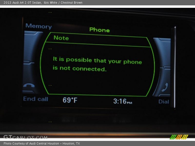 Ibis White / Chestnut Brown 2013 Audi A4 2.0T Sedan