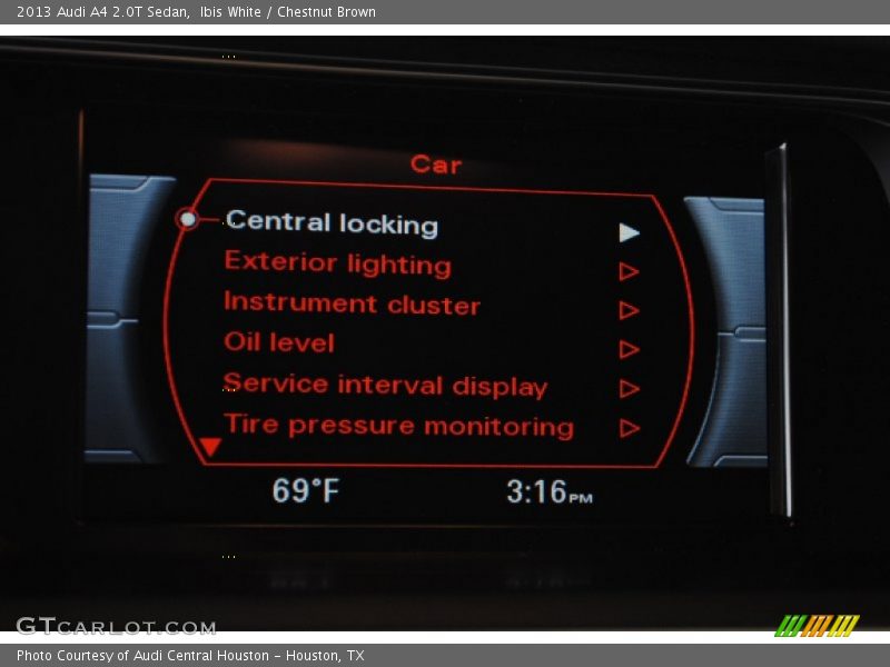 Ibis White / Chestnut Brown 2013 Audi A4 2.0T Sedan