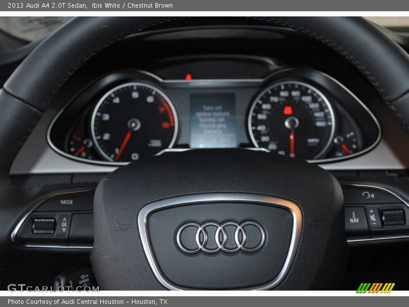 Ibis White / Chestnut Brown 2013 Audi A4 2.0T Sedan