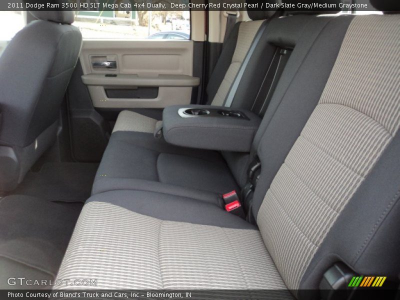 Rear Seat of 2011 Ram 3500 HD SLT Mega Cab 4x4 Dually