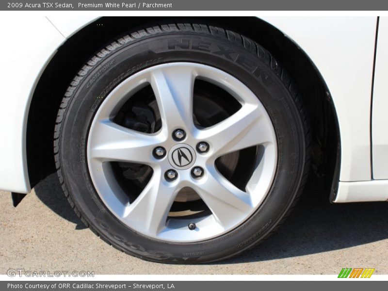 Premium White Pearl / Parchment 2009 Acura TSX Sedan
