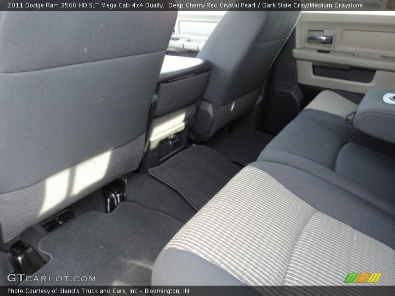 Deep Cherry Red Crystal Pearl / Dark Slate Gray/Medium Graystone 2011 Dodge Ram 3500 HD SLT Mega Cab 4x4 Dually