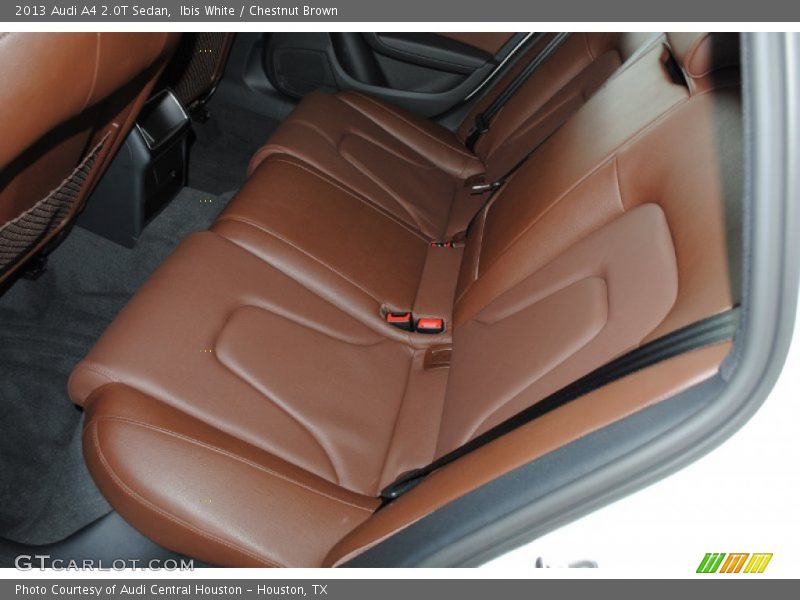 Ibis White / Chestnut Brown 2013 Audi A4 2.0T Sedan
