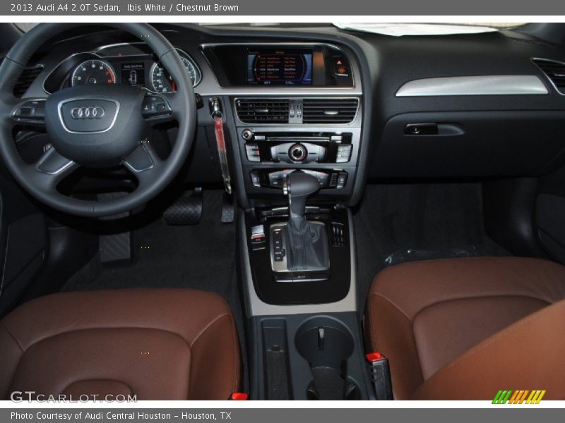 Ibis White / Chestnut Brown 2013 Audi A4 2.0T Sedan