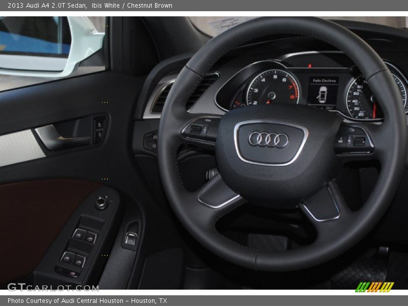 Ibis White / Chestnut Brown 2013 Audi A4 2.0T Sedan