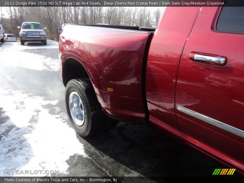 Deep Cherry Red Crystal Pearl / Dark Slate Gray/Medium Graystone 2011 Dodge Ram 3500 HD SLT Mega Cab 4x4 Dually