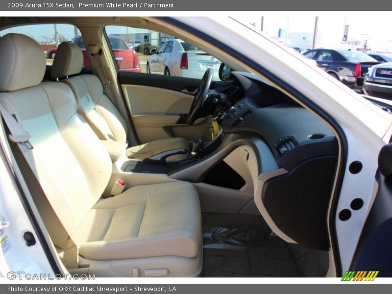 Premium White Pearl / Parchment 2009 Acura TSX Sedan