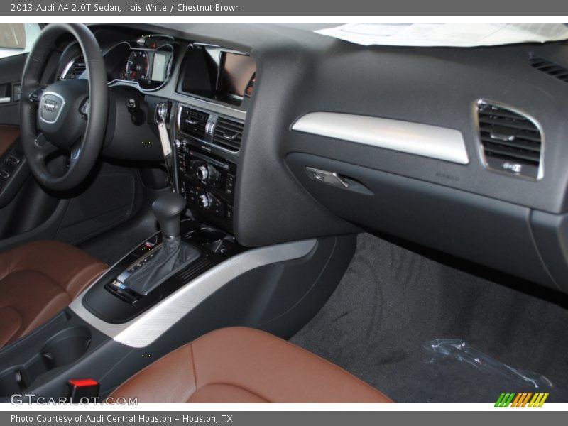 Ibis White / Chestnut Brown 2013 Audi A4 2.0T Sedan