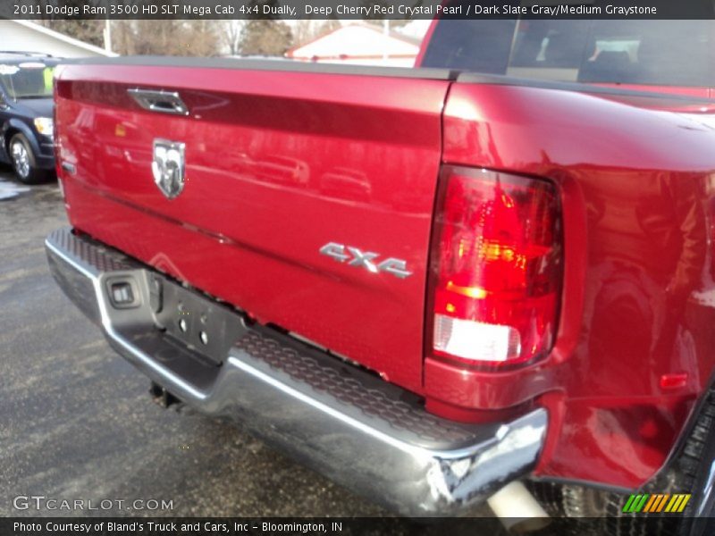 Deep Cherry Red Crystal Pearl / Dark Slate Gray/Medium Graystone 2011 Dodge Ram 3500 HD SLT Mega Cab 4x4 Dually