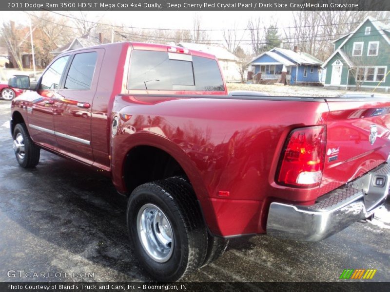 Deep Cherry Red Crystal Pearl / Dark Slate Gray/Medium Graystone 2011 Dodge Ram 3500 HD SLT Mega Cab 4x4 Dually