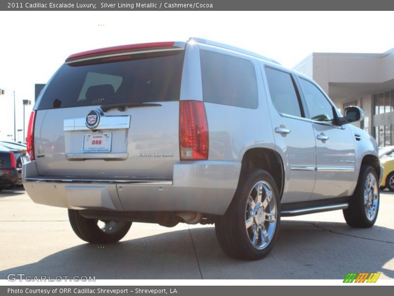 Silver Lining Metallic / Cashmere/Cocoa 2011 Cadillac Escalade Luxury