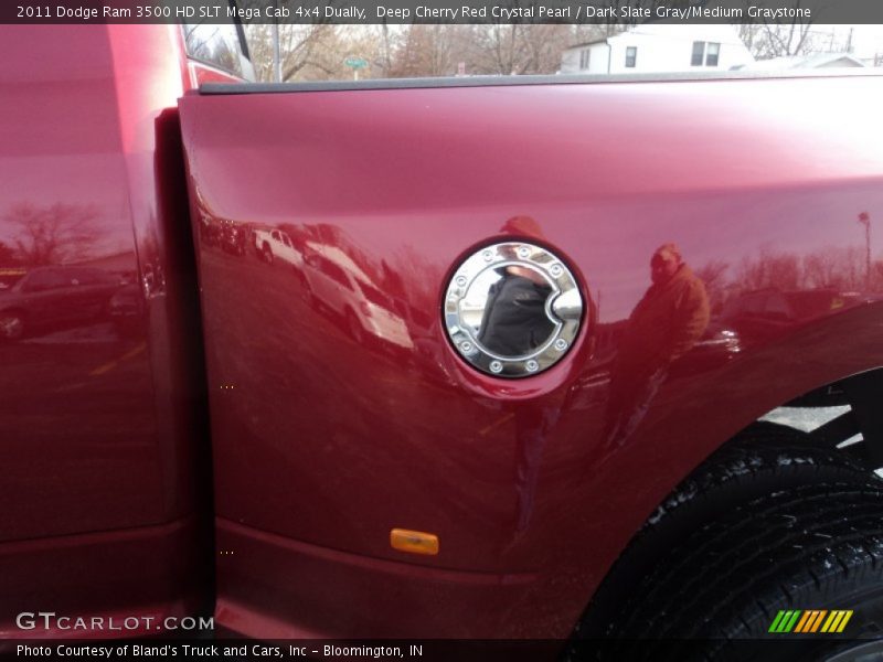 Deep Cherry Red Crystal Pearl / Dark Slate Gray/Medium Graystone 2011 Dodge Ram 3500 HD SLT Mega Cab 4x4 Dually