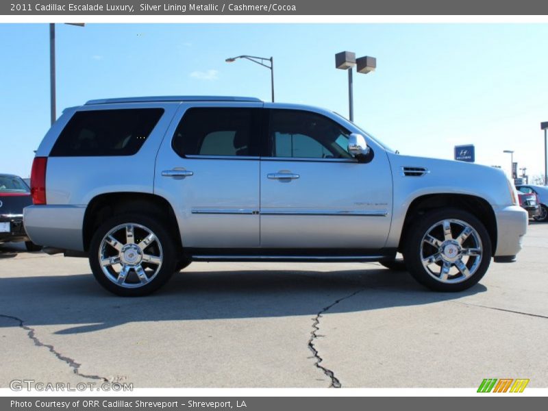 Silver Lining Metallic / Cashmere/Cocoa 2011 Cadillac Escalade Luxury
