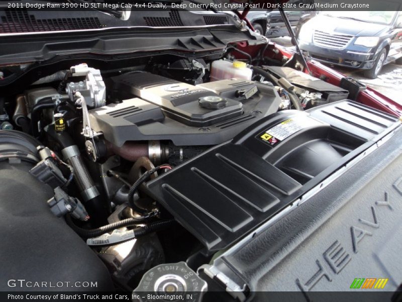  2011 Ram 3500 HD SLT Mega Cab 4x4 Dually Engine - 6.7 Liter OHV 24-Valve Cummins Turbo-Diesel Inline 6 Cylinder