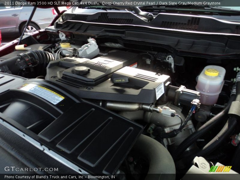  2011 Ram 3500 HD SLT Mega Cab 4x4 Dually Engine - 6.7 Liter OHV 24-Valve Cummins Turbo-Diesel Inline 6 Cylinder