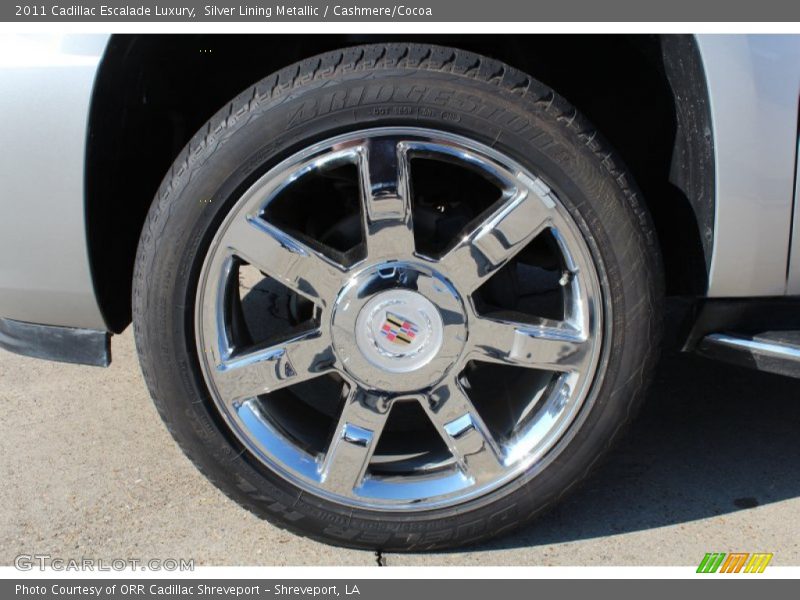 Silver Lining Metallic / Cashmere/Cocoa 2011 Cadillac Escalade Luxury
