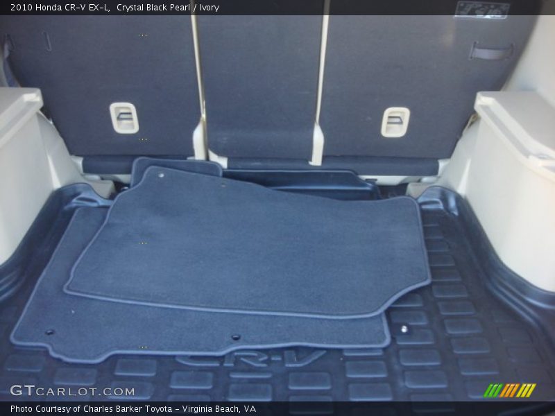 Crystal Black Pearl / Ivory 2010 Honda CR-V EX-L
