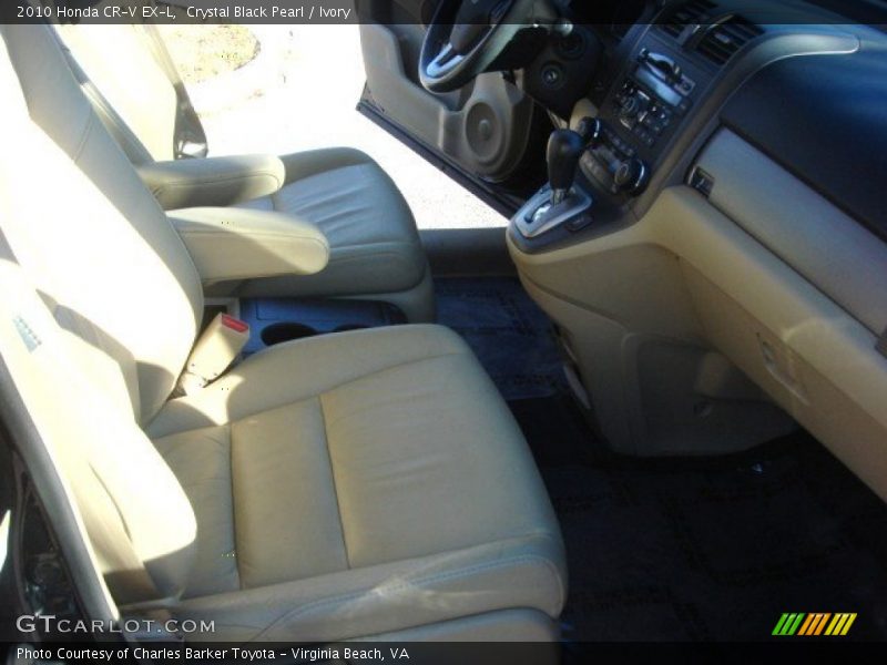 Crystal Black Pearl / Ivory 2010 Honda CR-V EX-L