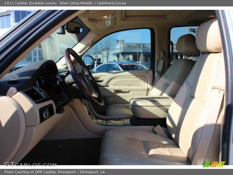 Silver Lining Metallic / Cashmere/Cocoa 2011 Cadillac Escalade Luxury