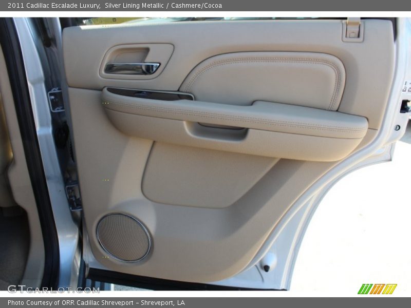 Silver Lining Metallic / Cashmere/Cocoa 2011 Cadillac Escalade Luxury