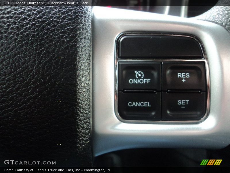 Blackberry Pearl / Black 2012 Dodge Charger SE
