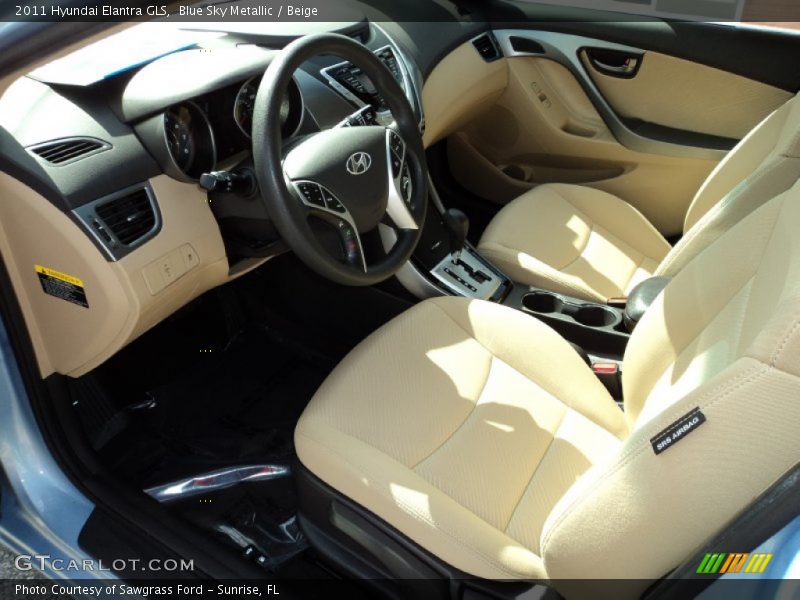  2011 Elantra GLS Beige Interior