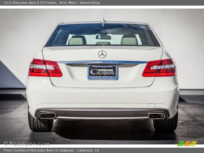 Arctic White / Almond Beige 2010 Mercedes-Benz E 350 Sedan