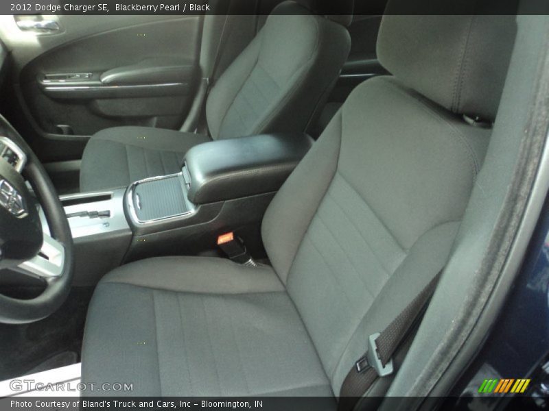 Blackberry Pearl / Black 2012 Dodge Charger SE