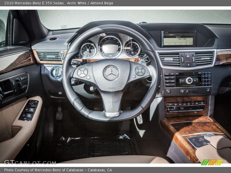 Arctic White / Almond Beige 2010 Mercedes-Benz E 350 Sedan