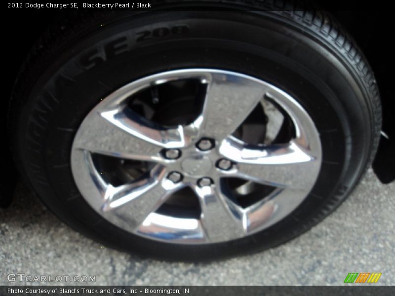 Blackberry Pearl / Black 2012 Dodge Charger SE