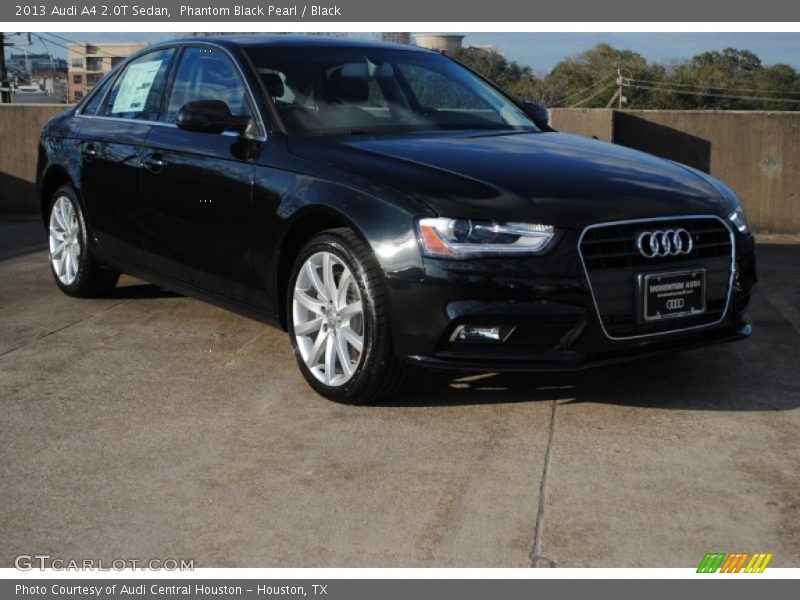 Phantom Black Pearl / Black 2013 Audi A4 2.0T Sedan
