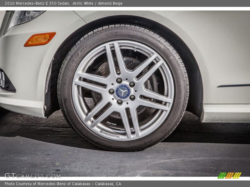 Arctic White / Almond Beige 2010 Mercedes-Benz E 350 Sedan