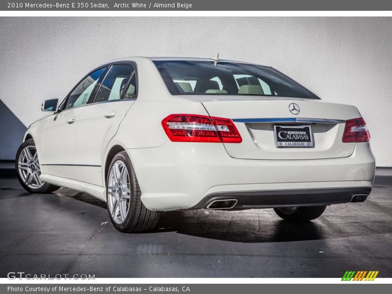 Arctic White / Almond Beige 2010 Mercedes-Benz E 350 Sedan