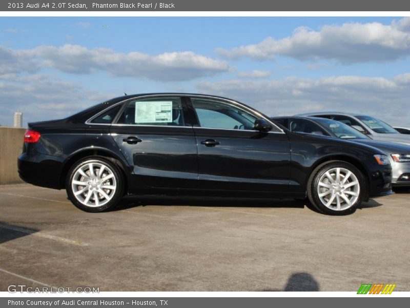 Phantom Black Pearl / Black 2013 Audi A4 2.0T Sedan