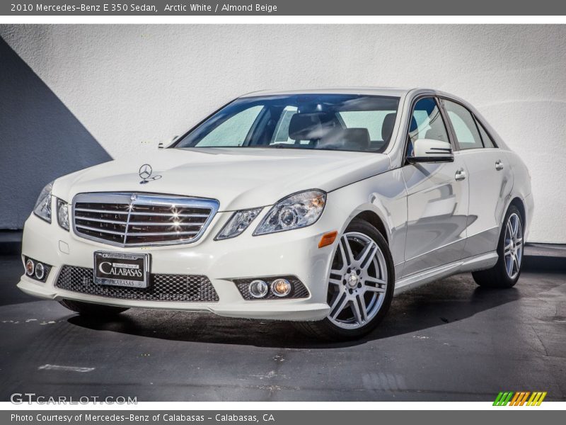 Arctic White / Almond Beige 2010 Mercedes-Benz E 350 Sedan