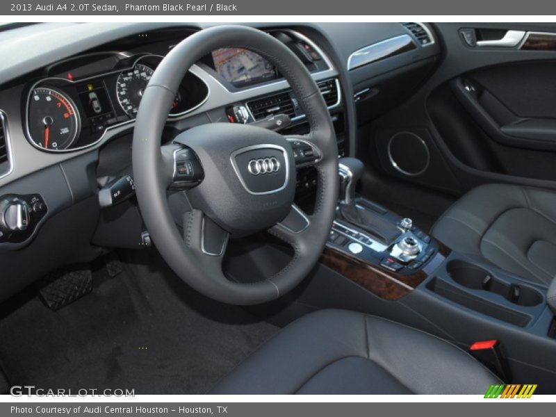 Phantom Black Pearl / Black 2013 Audi A4 2.0T Sedan