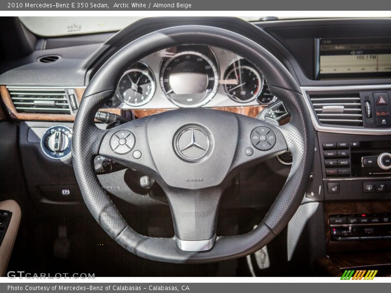 Arctic White / Almond Beige 2010 Mercedes-Benz E 350 Sedan