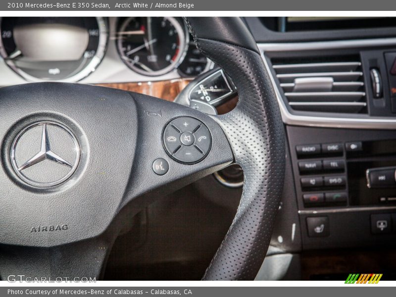 Arctic White / Almond Beige 2010 Mercedes-Benz E 350 Sedan