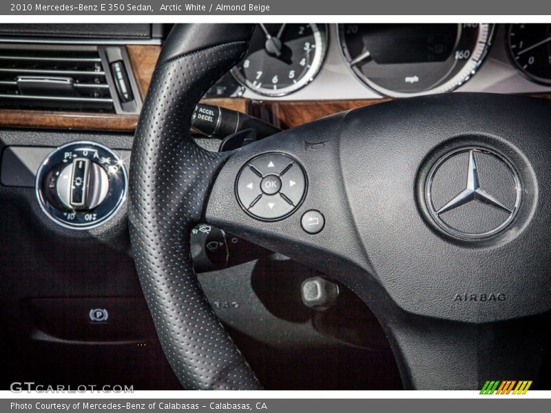 Arctic White / Almond Beige 2010 Mercedes-Benz E 350 Sedan