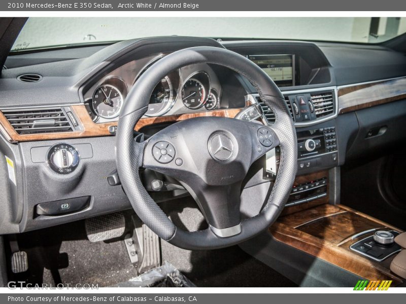 Arctic White / Almond Beige 2010 Mercedes-Benz E 350 Sedan